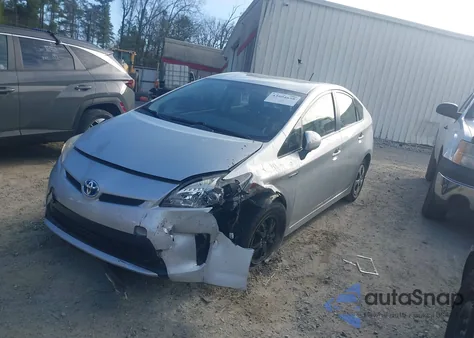 2013 Toyota Prius Two из США, поврежденный, VIN JTDKN3DU8D5548068